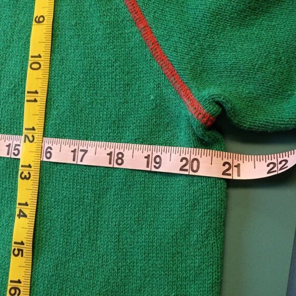 The Quacker Factory Snowman, Christmas Sweater, Granny Chic, Cottage Core - Picture 3 of 7